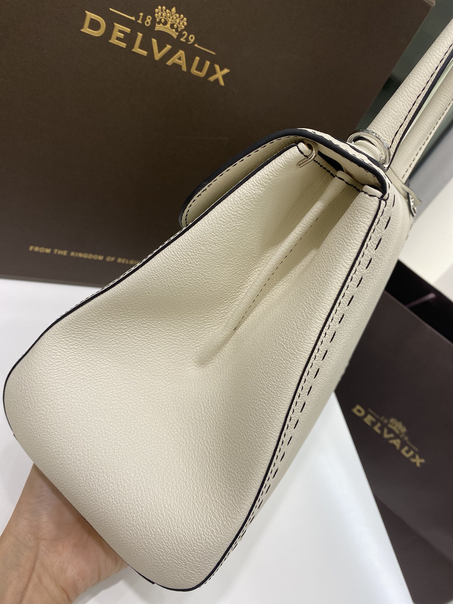 델보 브리앙 박스백 미듐